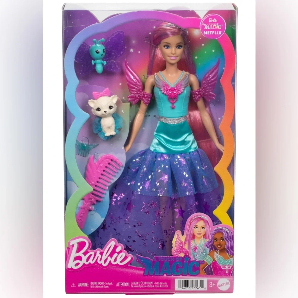 ⚡️NEW⚡️ Barbie Doll with 2 Fantasy Pets, Barbie “Malibu” from Barbie